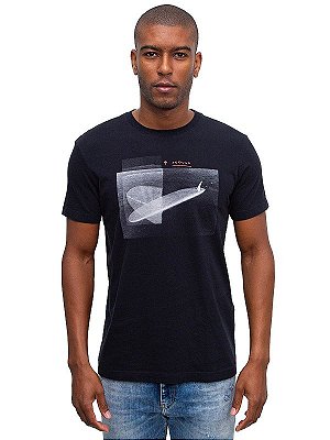 T-Shirt Vintage Longboard Preto Osklen