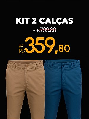 Kit 2 Calças Alfaiataria Victory Ville de France