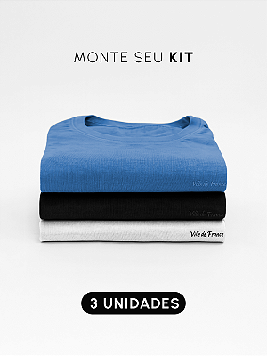 Kit 3 Camisetas Stoned Ville de France