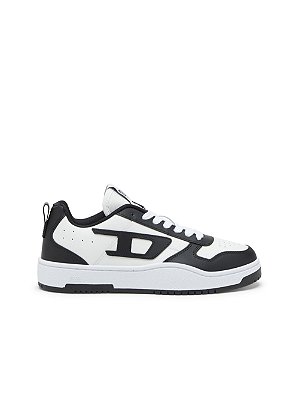 Tênis Diesel S-Ukiyo V2 Low Sneakers Preto e Branco