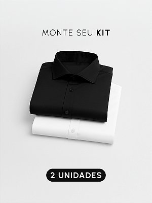 Kit 2 Camisas Tech Manga Longa Slim Ville de France