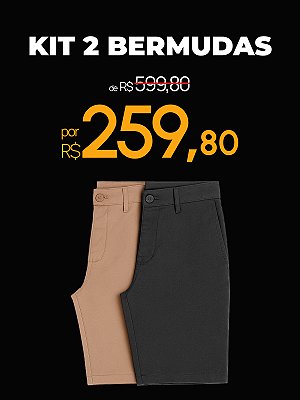 Kit 2 Bermudas Chino Ville de France