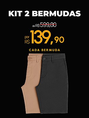 Kit 2 Bermudas Chino Ville de France