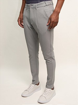 Calça Tech Moovex Waffle Slim Cinza Ville de France