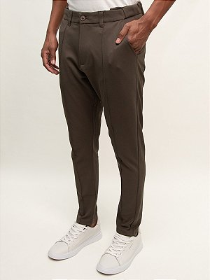 Calça Tech Moovex Waffle Slim Oliva Ville de France