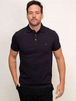 Polo Piquet Regular Fit 1985 Tommy Hilfiger Marinho