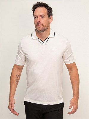 Polo Collar Regular Off White Armani Exchange