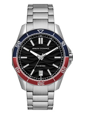 Relógio Armani  Exchange Quartz Aço  Inox Prata