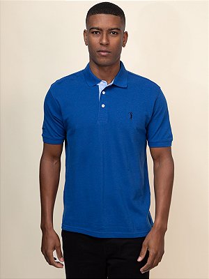 Polo Piquet Aleatory Galaxy Blue