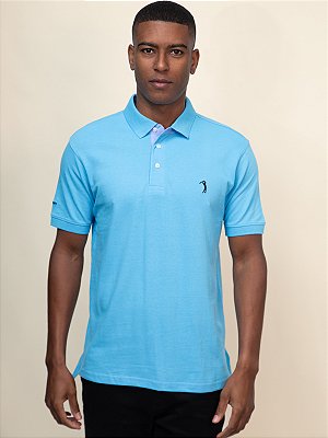 Polo Piquet Aleatory Bonnie Blue