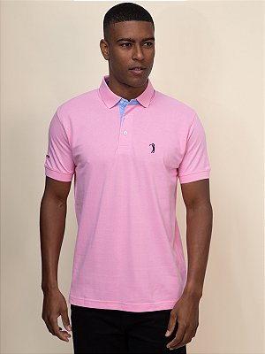 Polo Piquet Aleatory Buble Pink