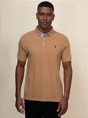 Polo Piquet Aleatory Tan