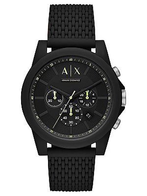 Relógio Armani Exchange Chronograph Outerbanks Preto