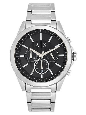 Relógio Armani Exchange Chronograph Aço Inox Prata