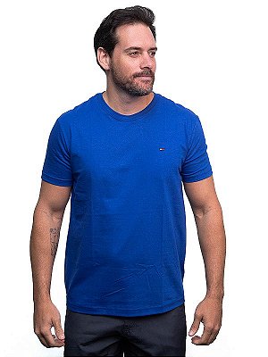 Camiseta Básica Tommy Hilfiger Wedge Blue