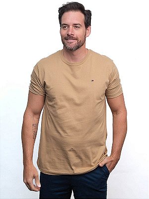 Camiseta Básica Tommy Hilfiger Safari Canvas