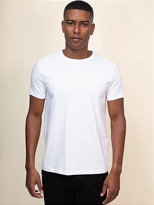 T-Shirt Algodão Egípcio Branco Ville de France