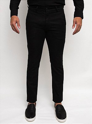 Calça Sarja Squash Bolso Faca Ville de France Preto