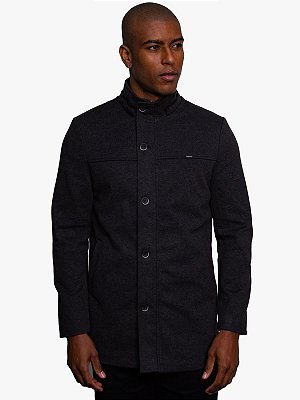 Casaco Slim Sobretudo Chumbo Docthos