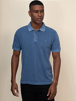 Polo Stoned Ville de France Navy