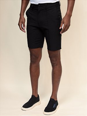 Bermuda Waffle Ville de France Preto