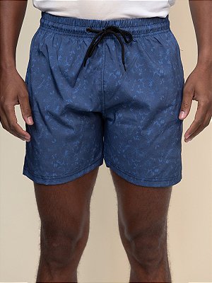 Shorts Estampado Ville de France Azul