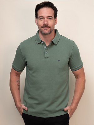 Polo Annecy Ville de France Verde