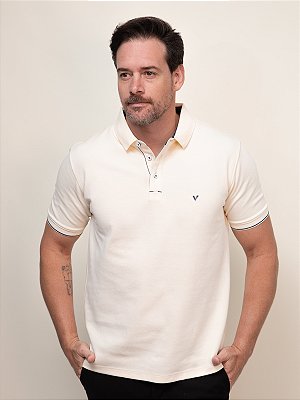 Polo Annecy Ville de France Creme