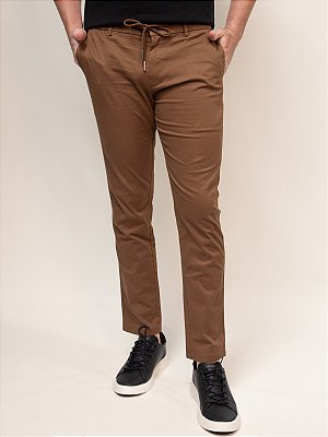 Calça Sarja Cós Elástico Ville de France Cafe