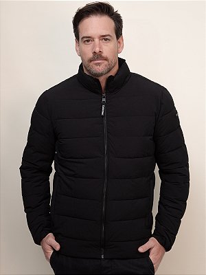 Jaqueta Puffer Matelasse Calvin Klein Preto