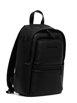 Mochila com logo Armani Exchange Preto