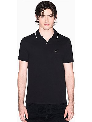 Polo Armani Exchange Preto