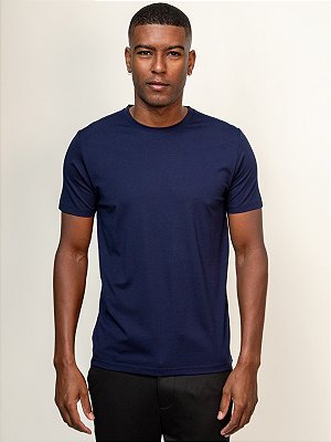 Camiseta Básica Ville de France Marinho
