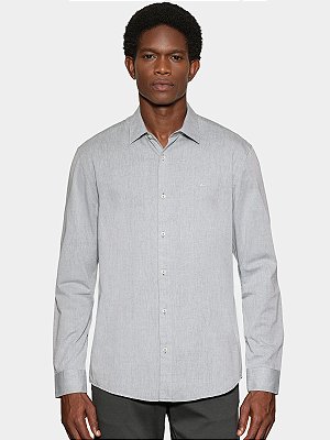 Camisa Aramis Manga Longa Algodão Willis Verde Escuro