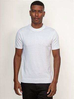 Camiseta Tricot Viscose Ville de France Soft Branco