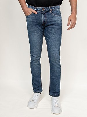 Calca Jeans Denim Slim Ville de France Lavado 01