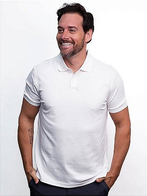 Polo Calvin Klein Liquid Touch Branco