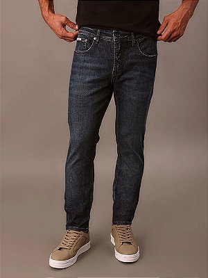 Calça Jeans Calvin Klein Skinny Controle Térmico Marinho