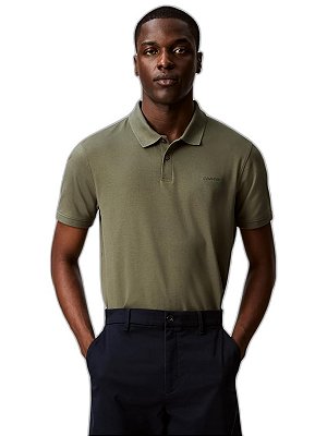 Polo Calvin Klein Liquid Touch Oliva