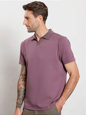 Polo Urban Manga Curta Softprene Bordeaux