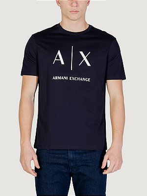 Camiseta Armani Exchange Logo A|X Navy