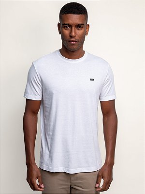 Camiseta Mc Calvin Klein Algodão Egípcio Branco