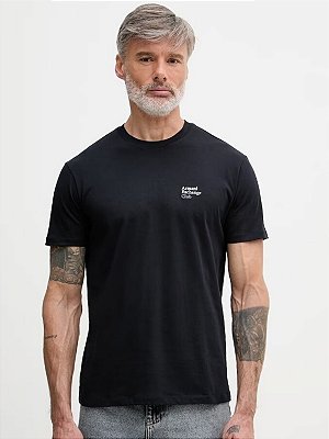 Camiseta Armani Exchange Club em Malha de Algodão Clássica Navy