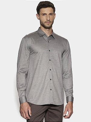 Camisa Aramis Manga Longa Regular Algodão Easy Care Cafe