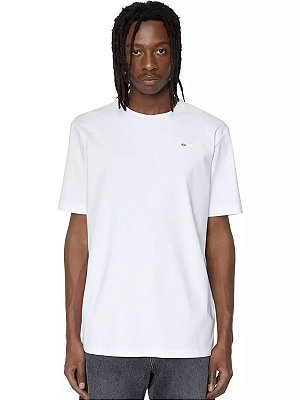 Camiseta Diesel Masculina T-Just-Microdiv Branco