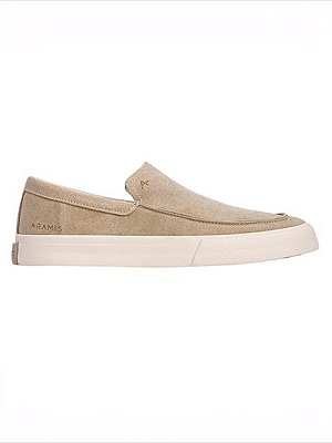 Tênis Aramis Easy Drive Slip-On Camurça Off White