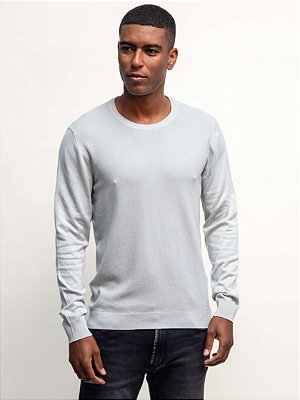 Tricot Basic Ville de France Cinza