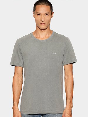 Camiseta Aramis Manga Curta Lavada Básica Militar