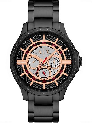 Relógio Armani Exchange Hampton Watch Preto