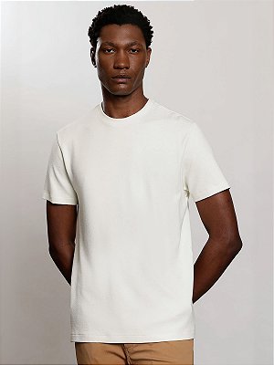 Camiseta Urban Manga Curta Visco Flex Branco Polar